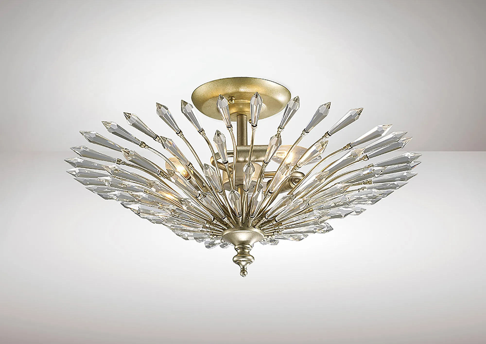Fay Crystal Ceiling Lights Diyas Flush Crystal Fittings Fay Crystal Ceiling Lights Diyas Flush Crystal Fittings